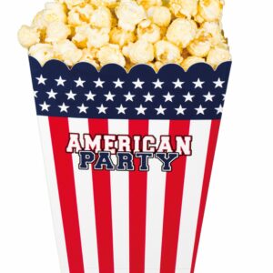 4 Pots à popcorn American party