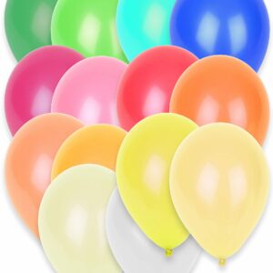 50 Ballons multicolores 30 cm