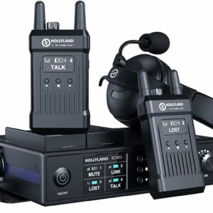 Station Intercom HF 4 Boîtier Ceinture 5 Casques Écouteur – Hollyland Mars T1000