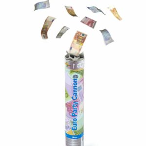 Canon à confettis billets 20 cm
