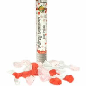 Canon à confettis pétales de rose 30 cm