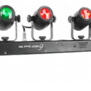 Ensemble de 6 PAR led Chauvet 6 spot Quadi