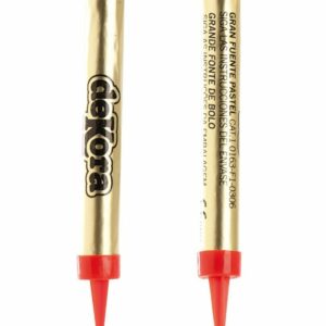 3 Fontaines de glace dorées 9,5 cm