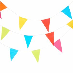 Guirlande à fanions multicolores 10 m