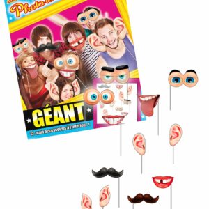 Kit photobooth géant 12 accessoires